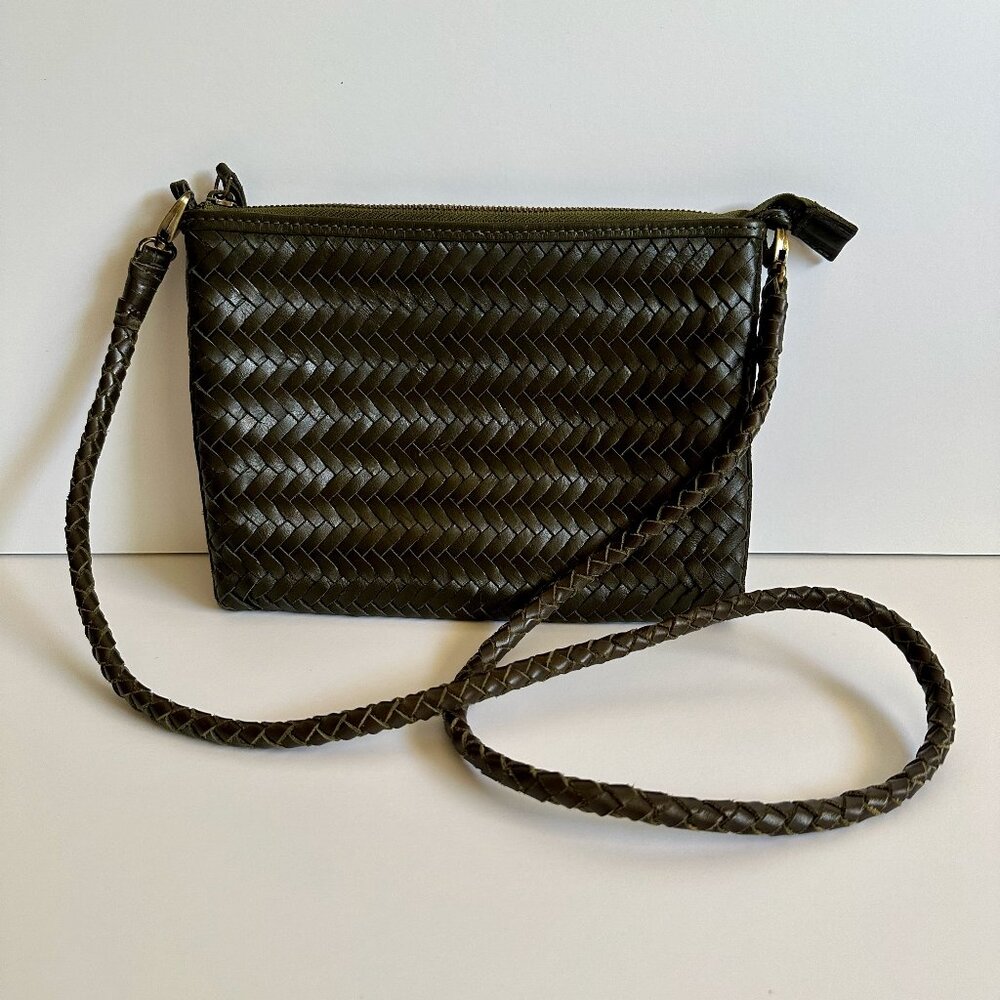 Bembien Dia Crossbody Woven Leather Bag